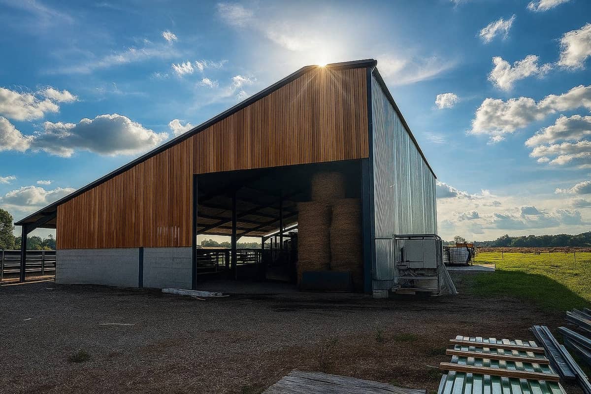 Bâtiment agricole — Hangar de stockage